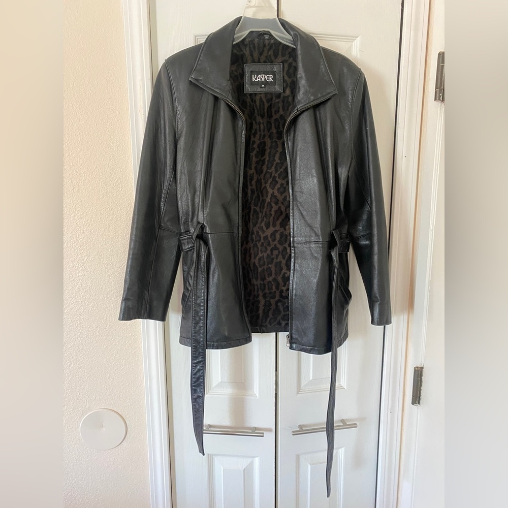 Vintage Kasper leather jacket